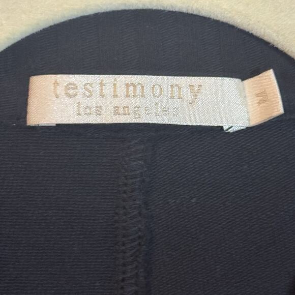 TESTIMONY Los Angeles Black Cardigan Longtail Jacket Women’s Size M Button Front - Picture 3 of 6